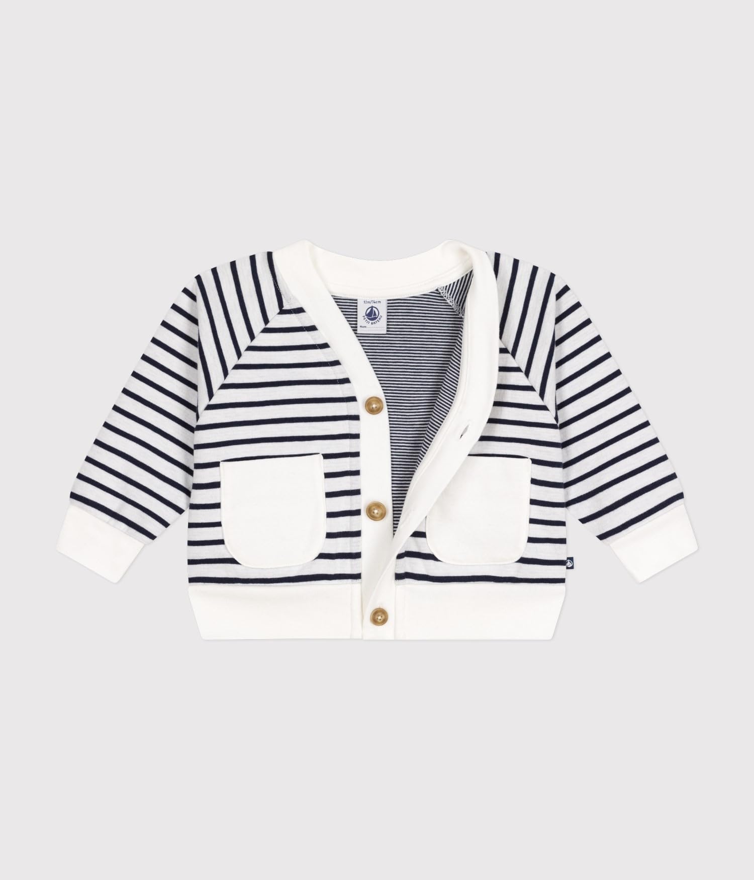 Petit Bateau Cardigan Manches Longues Bébé garçon