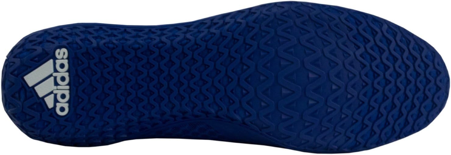 adidas Men's Mat Wizard 4 Wrestling Shoe, Royal/White, 7