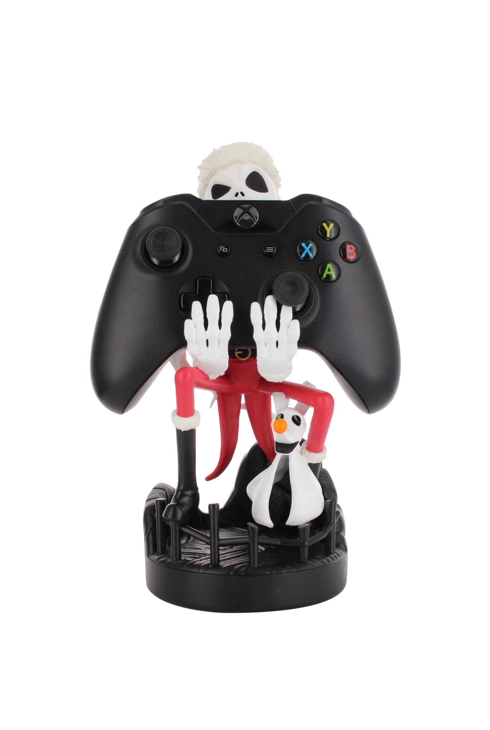 Cableguys The Nightmare Before Christmas Jack Skellington In Santa Suit Supporto Controller e Telefono - Porta Cellulare Compatibile con Xbox, PlayStation e la Maggior Parte dei Controller
