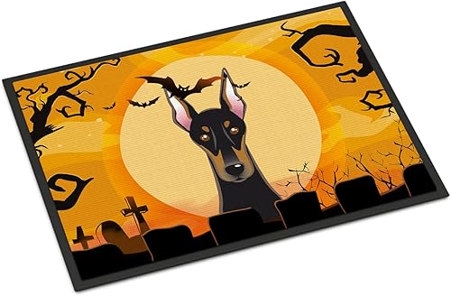 Carolines Treasures BB1803JMAT - Alfombrilla de Halloween para interior o exterior 94 x 142in 94 x 142in multicolor