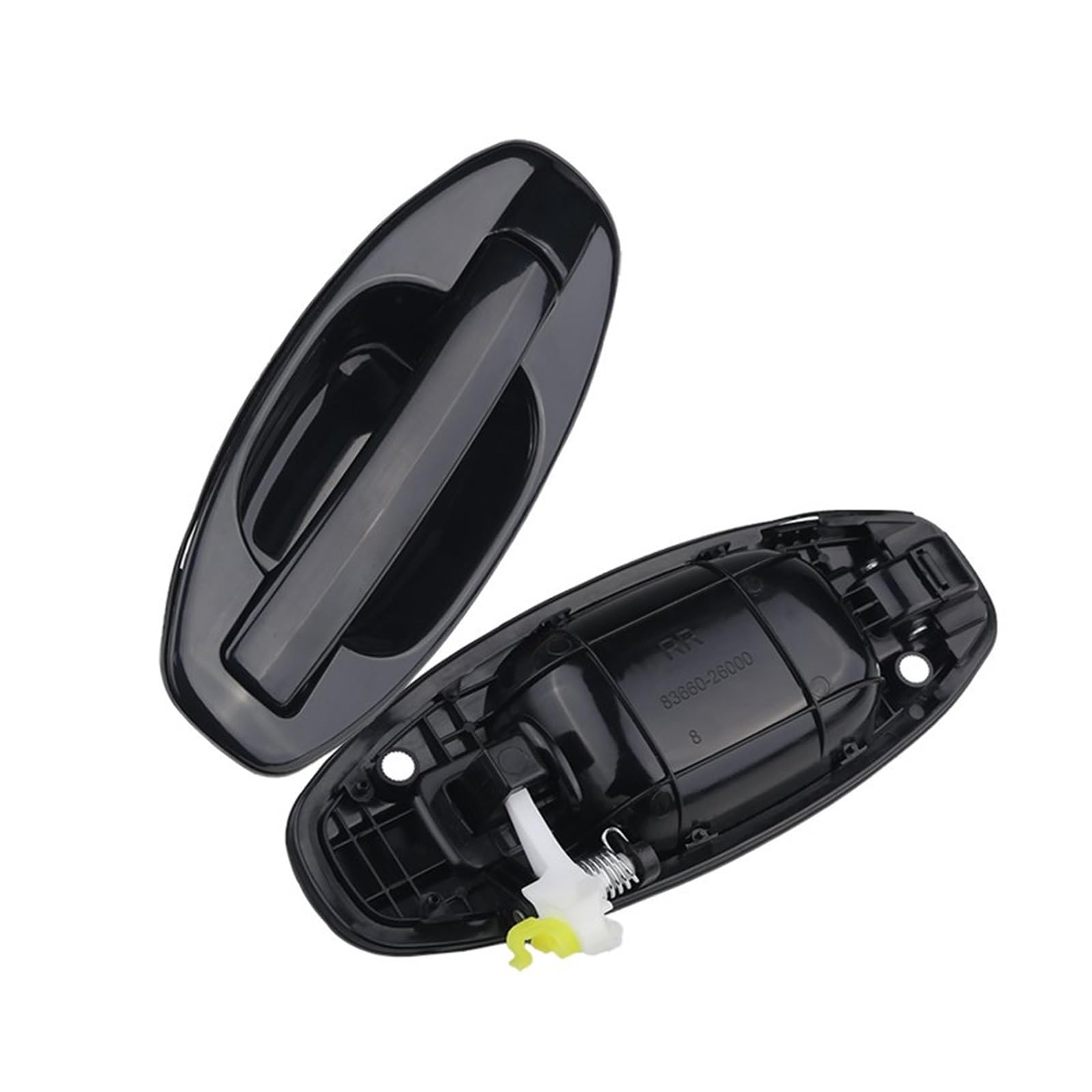 Xdworuw for Hyundai for Santa for Fe 2001 2002 2003 2004 2005 2006 82650-26000 82660-26000 4 Doors Car Outside Handle Bowl Door Handle Exterior Cover(Back Right)
