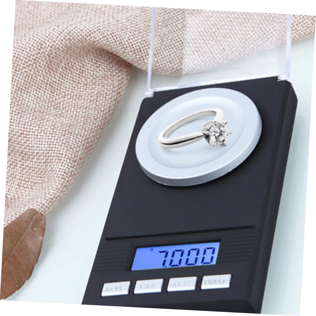 ABOOFAN 2St kra kt Taschenwaage batteriebetrieben backlight unze unch digitale schmuckwaage gramm digitale Schmuckwaage 0,001g Tasche für Schmuckwaagen Anzahl Schmuck Waage Präzisionswaage