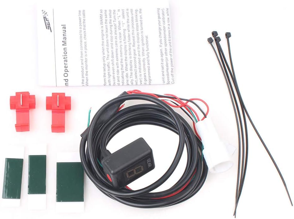 Beautyladys バイク Ecu 1 6スピード ギアインジケーター シフトポジション Led表示 Dc12v レッド 防水 Fz400 Mt 03 高品質 R1 ヤマハ Yzf Fzh150 R6 ロードスター 期間限定お試し価格 Xt660