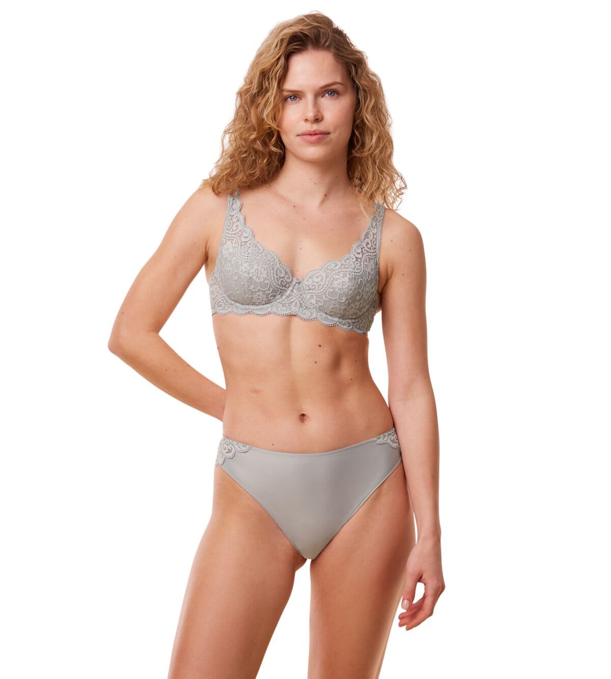 Triumph Women's Amourette WHP Bra, Silent Grey, 34D