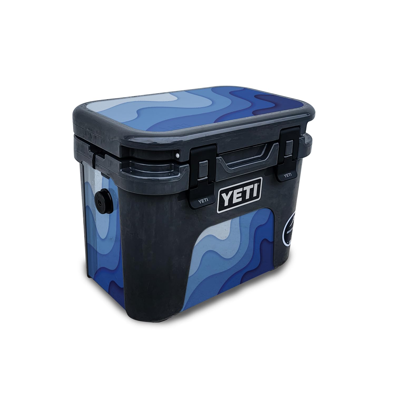 Skin Compatible with Yeti Roadie 15 Hard Cooler - Papercraft Blue - Premium 3M Vinyl Protective Wrap Decal Cover - Easy to Apply | Crafted in The USA by MightySkins