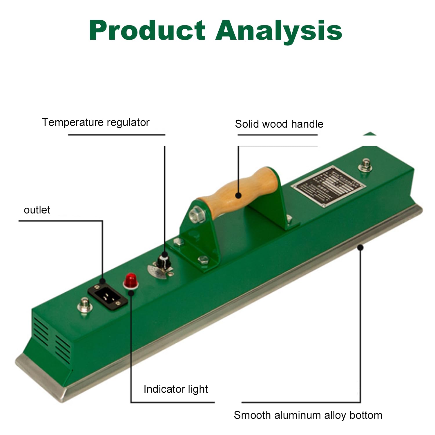 Electric Snooker Table Iron, Thermostat Controlled
