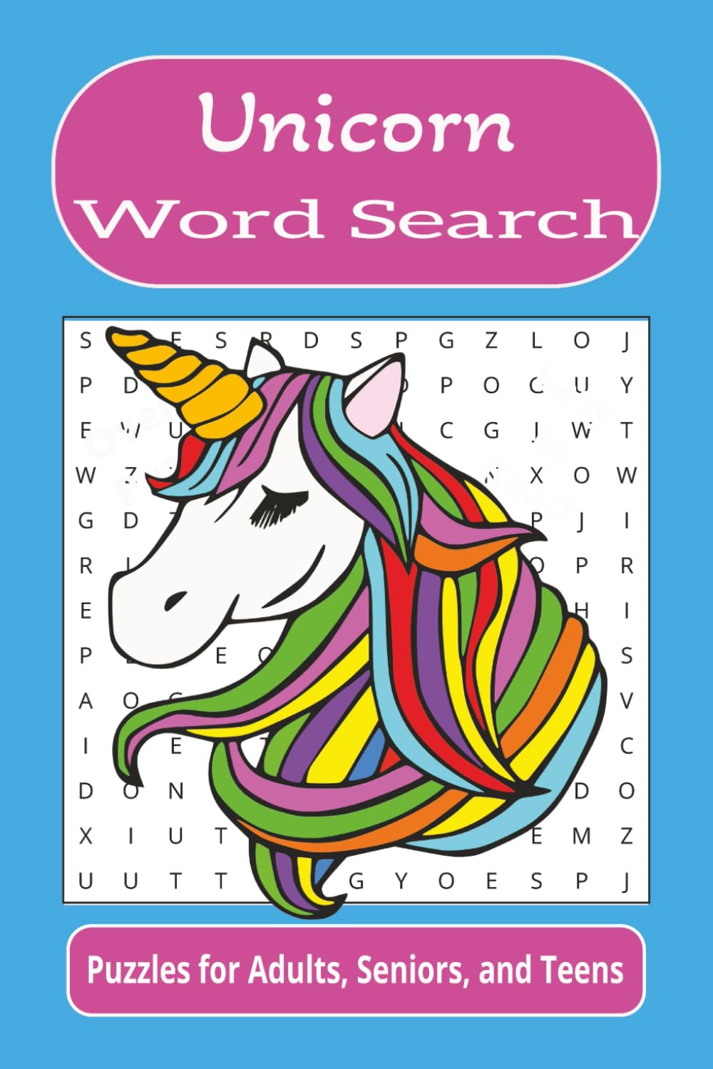 Unicorn Word Search: Word searches with easy to read print about unicorns, magic, fantasy, and more
