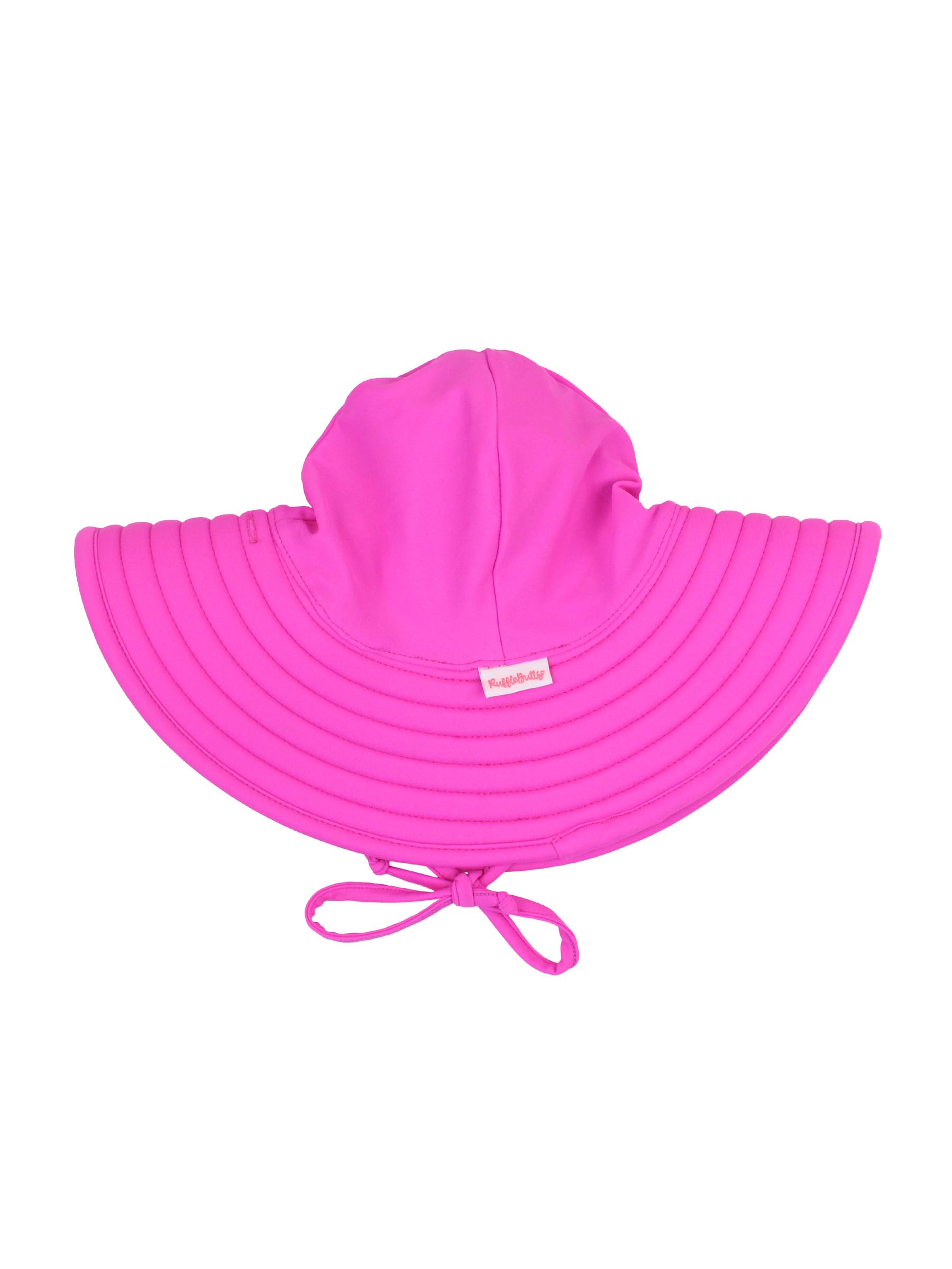RuffleButts Toddler Girls UPF 50+ - Wide Brim Sun Hat
