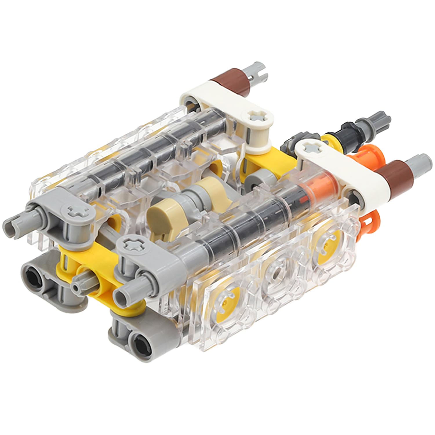 Cobers 62Pcs Technic-Parts kits Engine-Cylinder-Piston-Round-Crankshaft-Rod Pins-Axles-Connectors Set compatible with major brand MOC-Accessories