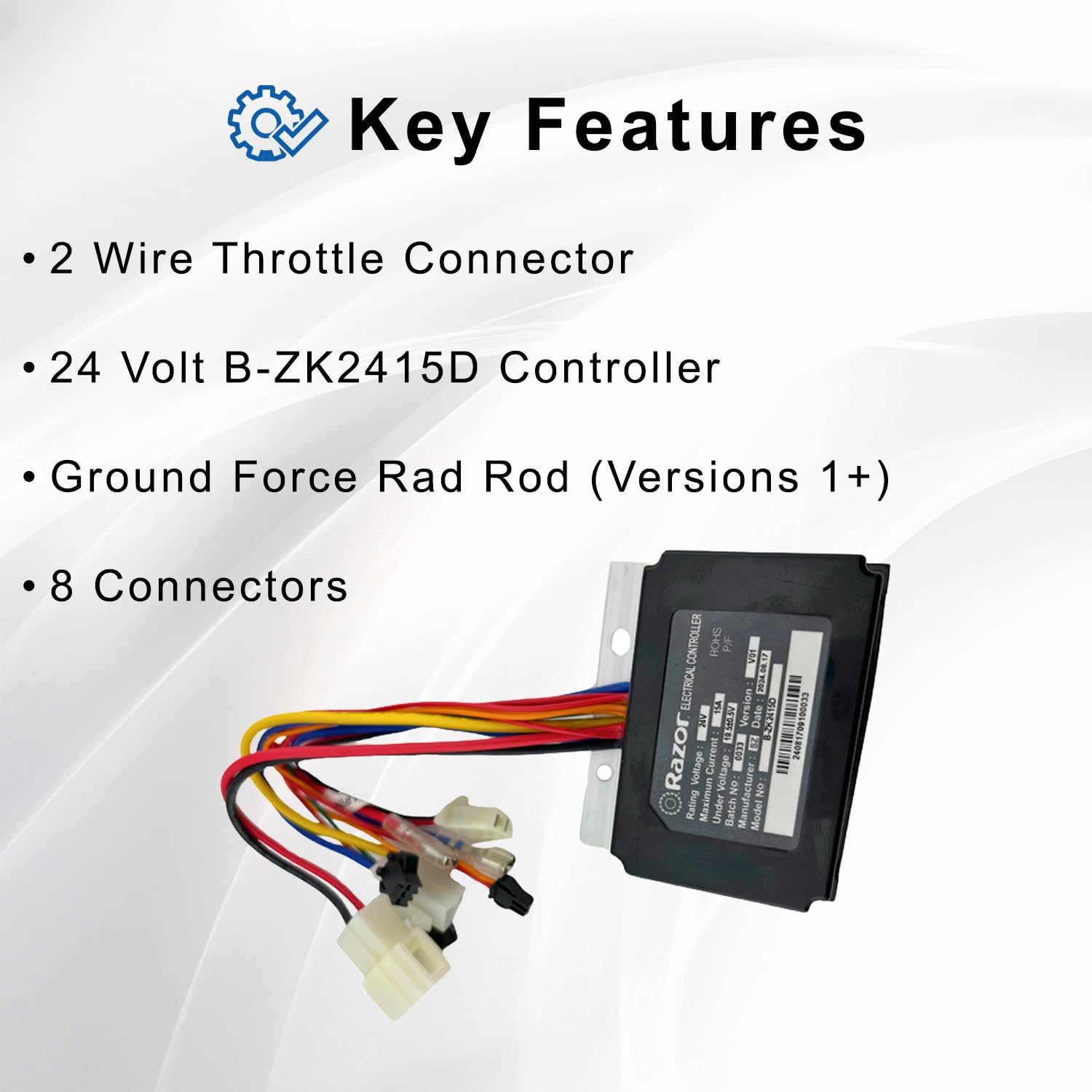 Amazon.com: AlveyTech 24 Volt B-ZK2415D Controller for the Razor
