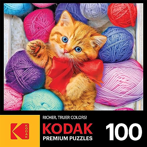 Rompecabezas de 100 piezas RoseArt - Kodak Premium - Caja de lana tierna para adultos miniatura 4
