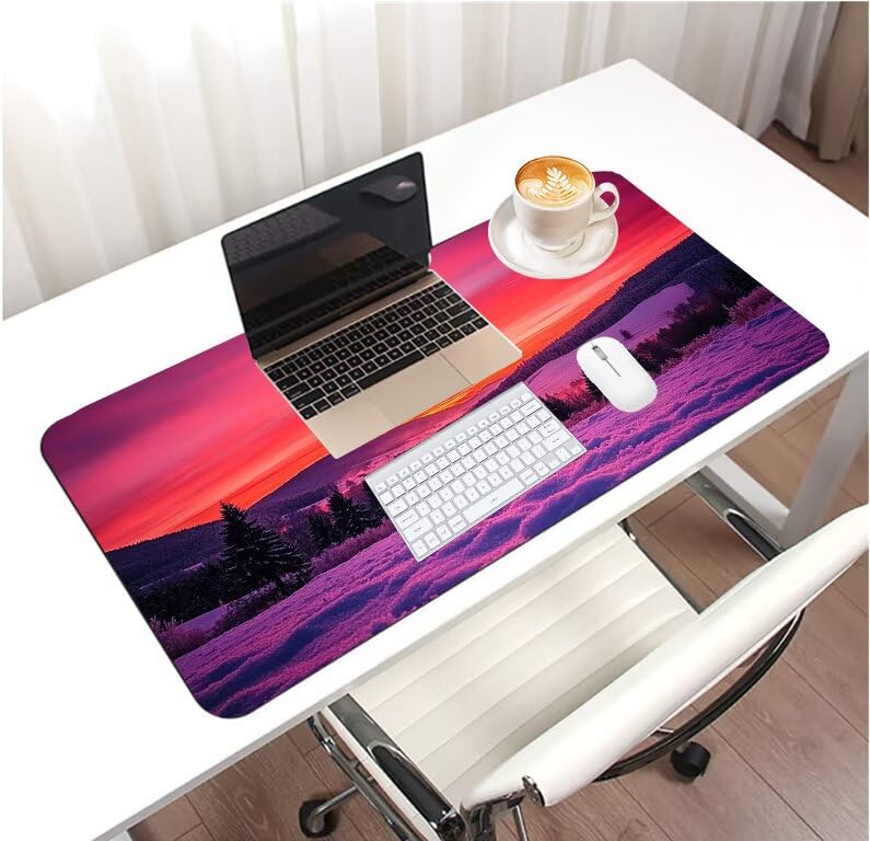Tapis de souris grande taille résistant à l'eau pour protéger le bureau PC