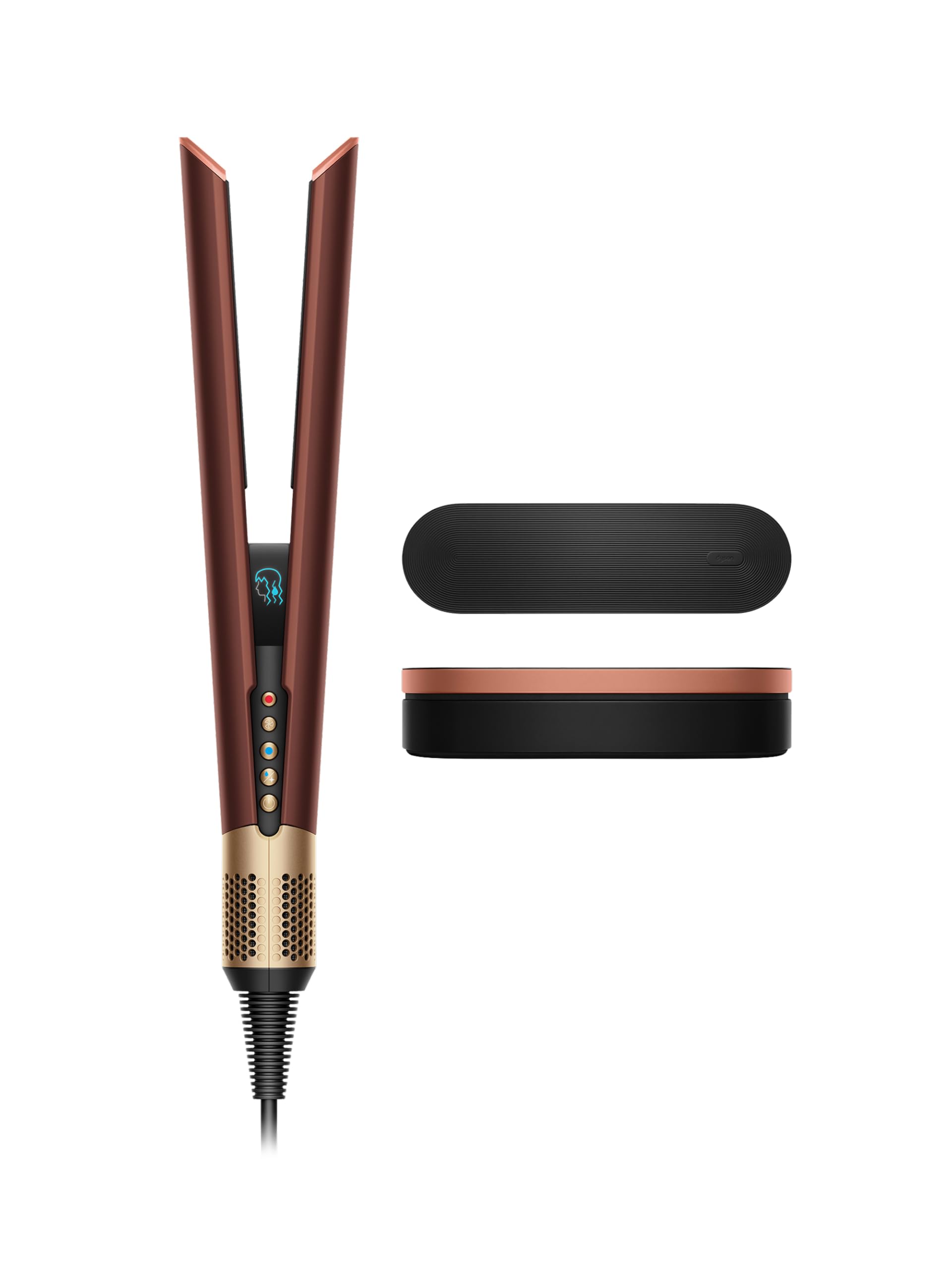 Dyson Airstrait Haarglätter – Limitierte Geschenkedition Plum Copper