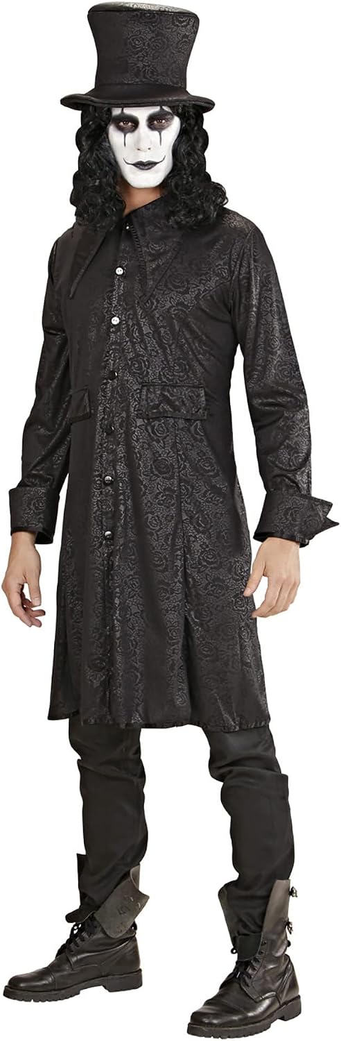 Mens Raven Costume Extra Large UK 46" for Halloween Living Dead Fancy Dress White