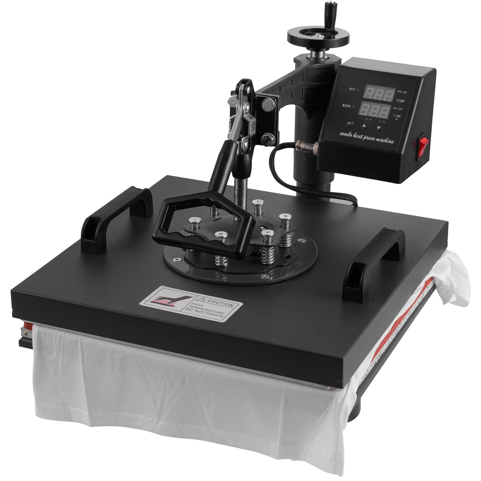 Heat Press 8 in 1 Heat Transfer Machine 15x15 Inch Swing Away Transfer Sublimation Heat Press Machine for T Shirts Hats Mugs and Plates 8 in 1 15x15 inch product thumbnail 6