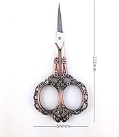 Vista 2 de Yueton - Tijeras de bordado de costura estilo europeo vintage (cobre)