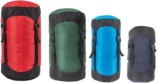 Yundxi 2 sacos de compresión de 8L18L25L35L, saco de dormir ligero, saco de compresión para camping, senderismo, viajes de mochilero