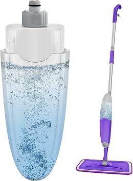 HOMTOYOU Replacement Bottle for Multiple Cleaner Refillable Mop Accessory | ONLY Suitable for HOMTOYOU Spray Mop, Reusable Leak Free, Add Your Own Solution