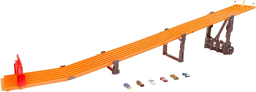 Amazon.com: Hot Wheels Toy Car Playset with Lights, Sounds & 6 1