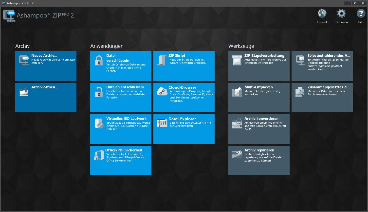 ZIP Pro 2 - 3 USER Lizenz kompatibel mit Windows 11, 10, 8.1, 8, 7