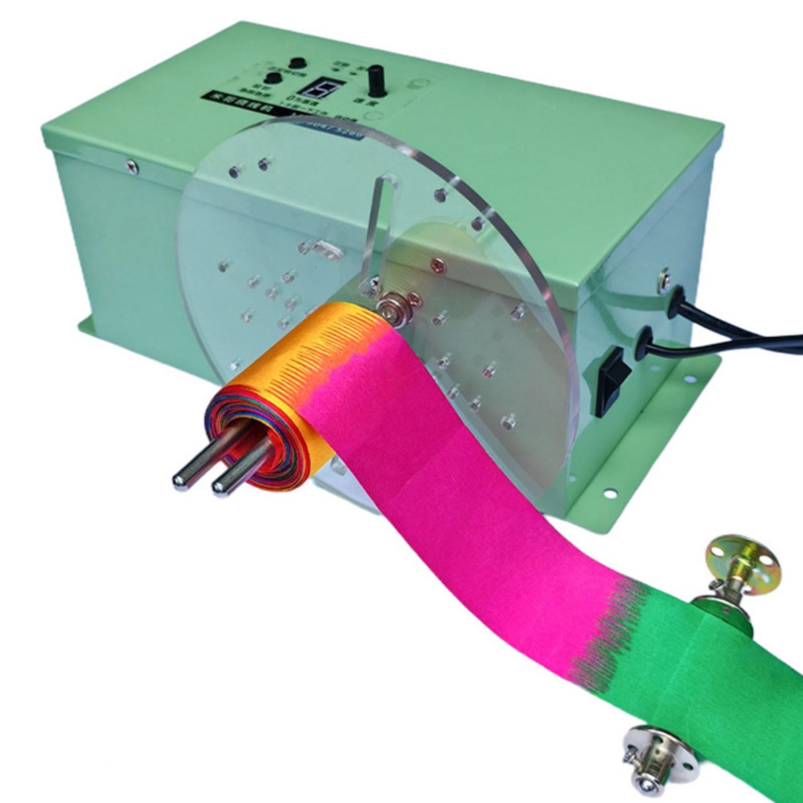 Máquina bobinadora eléctrica de cinta con función bidireccional automática para lanas