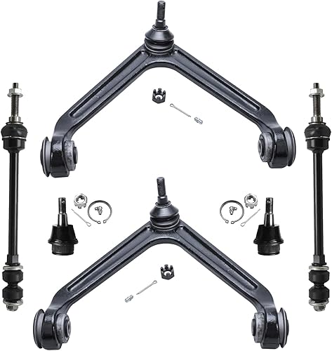 Miniatura 172 de Detroit Axle - Kit de brazos de control delanteros de 6 piezas para Hyundai Accent Kia Rio Rio5 06-10 2006 2007 2008 2009 2010 2011, 2 brazos de