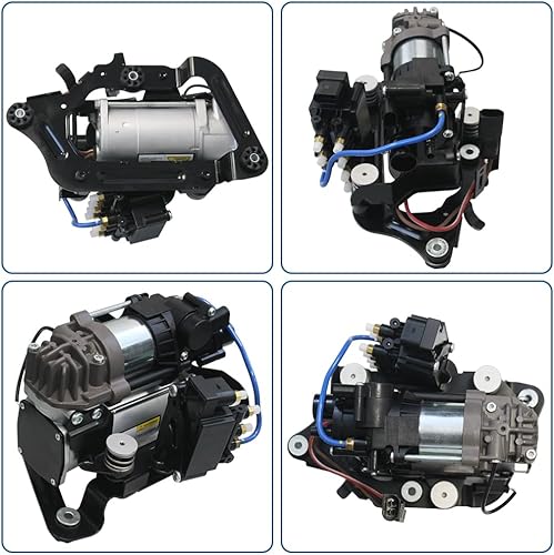 Miniatura 6 de Para BMW Serie 7 G11 G12 740i 750i 760i Bomba de compresor de suspensión de aire con bloque de válvula 2016-2019 37206861882 37206884682 4154039200