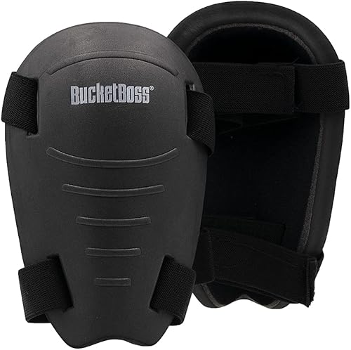 Bucket Boss - Rodilleras DuraFoam, rodilleras protectoras (93200), negras