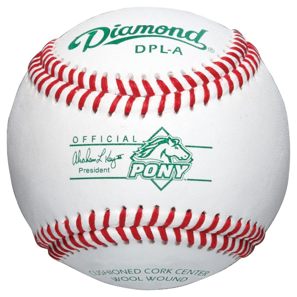 Diamond Spl-A Pony League Leather Baseballs 12 Ball Pack
