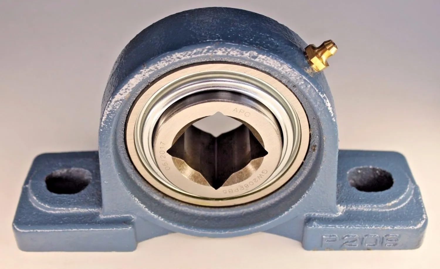 Replacement GW208PPB5 1-1/8" Square Bore Bearing 2-Bolt Pillow Block Tufline# TPBT60