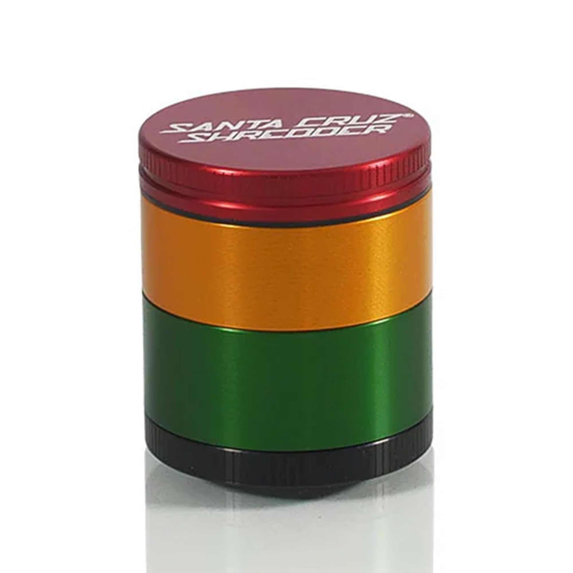 Santa Cruz Shredder Metal Spice Grinder Made in USA (Small (1.7 Inch), Rasta)