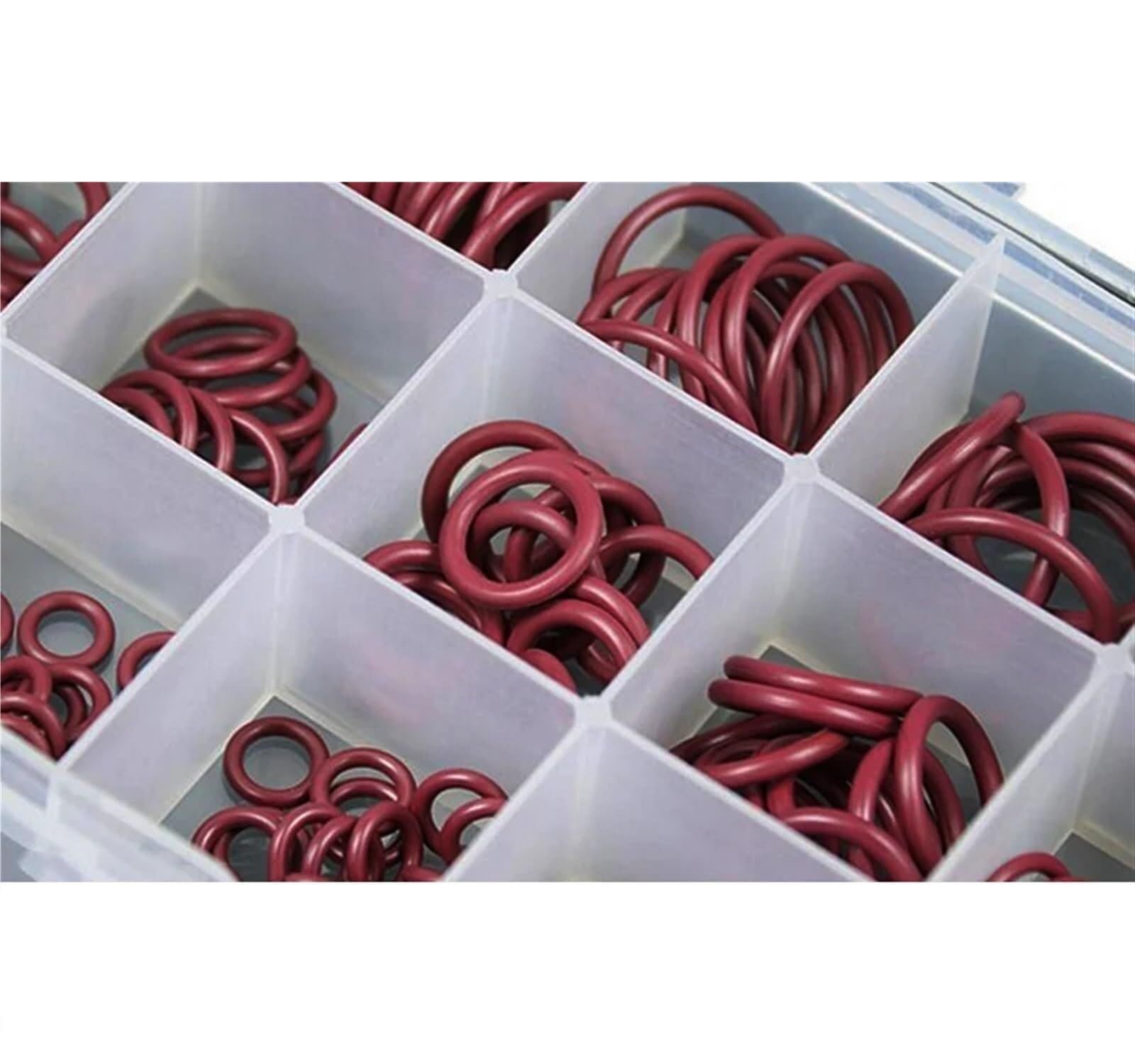 Juego de Juntas tóricas, Kit de Sellado de Goma R134a R12 for Aire Acondicionado automotriz, Herramienta de reparación de A/C(Purple 270pcs)