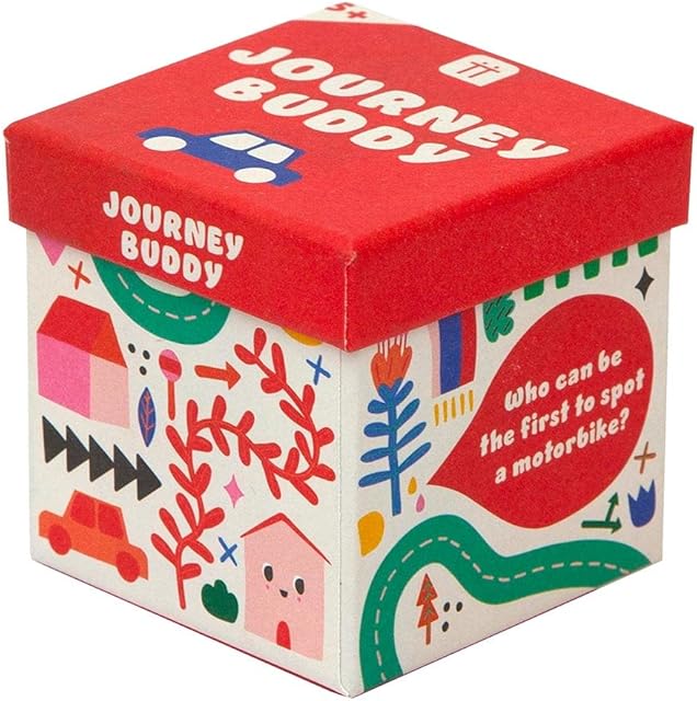 Talking Tables Journey Buddy Trivia Travel Game for Kids | Play in the Car or on Holiday, Present, Stocking Filler Blue SF-KIDS-JOURNEY