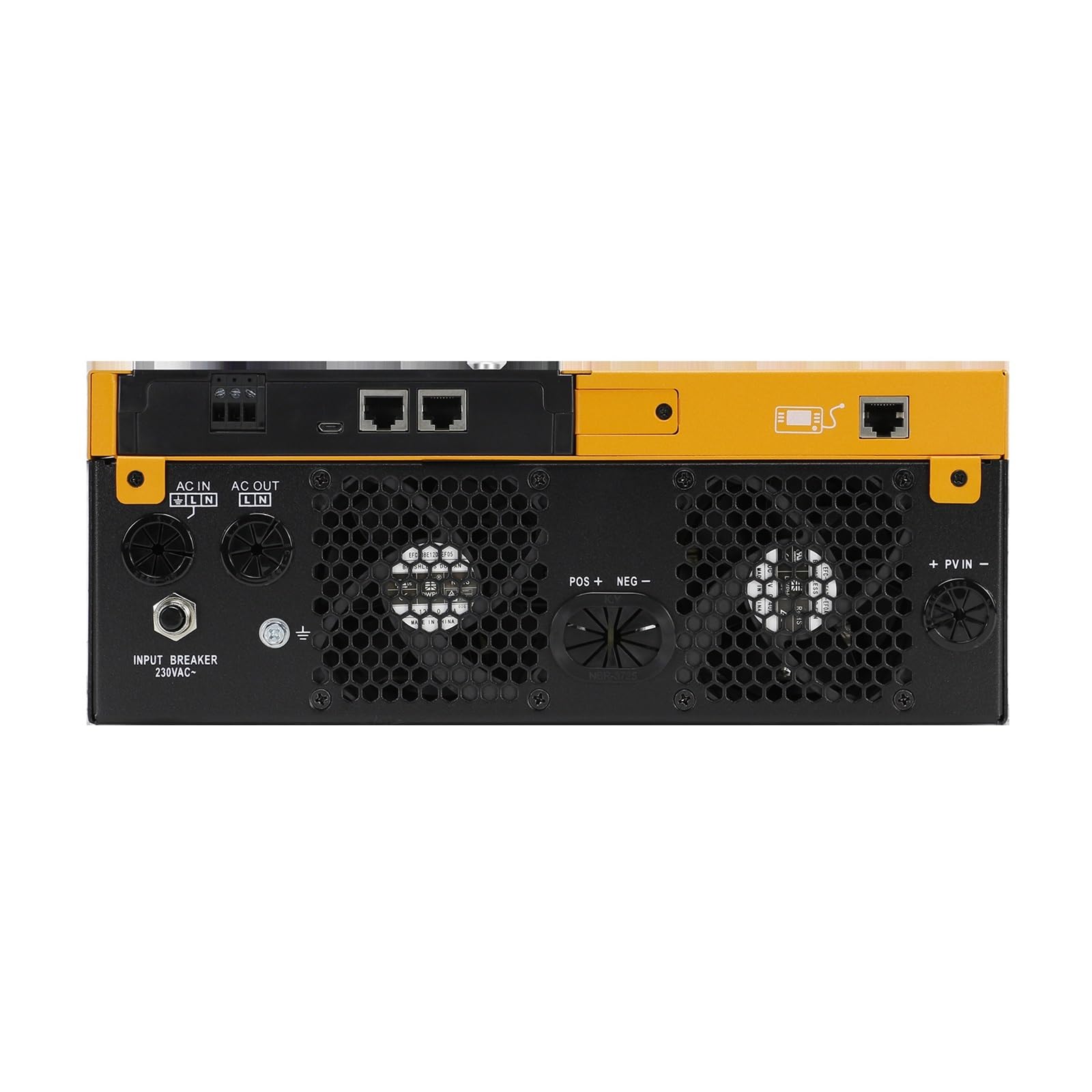 Inversor Solar HíBrido Inversor Solar Híbrido 5KW Off Grid Inversor De Onda Sinusoidal Pura 5000W con Controlador De Cargador Solar MPPT 80A Puerto USB
