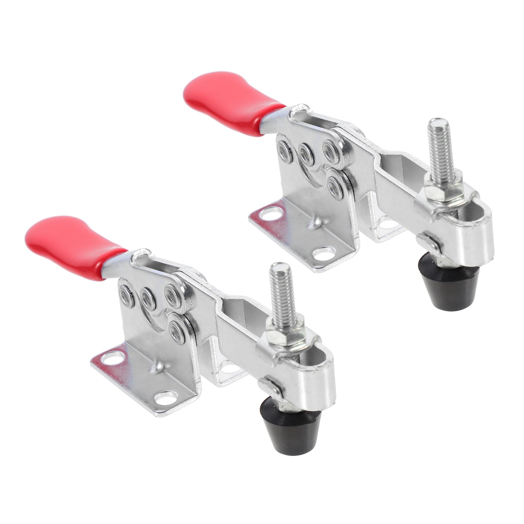 LIFKICH Horizontal Push Toggle Clamp Metal Hand Tool Clamps Quick Toggle Clamps Assembly Press Clip 2pcs