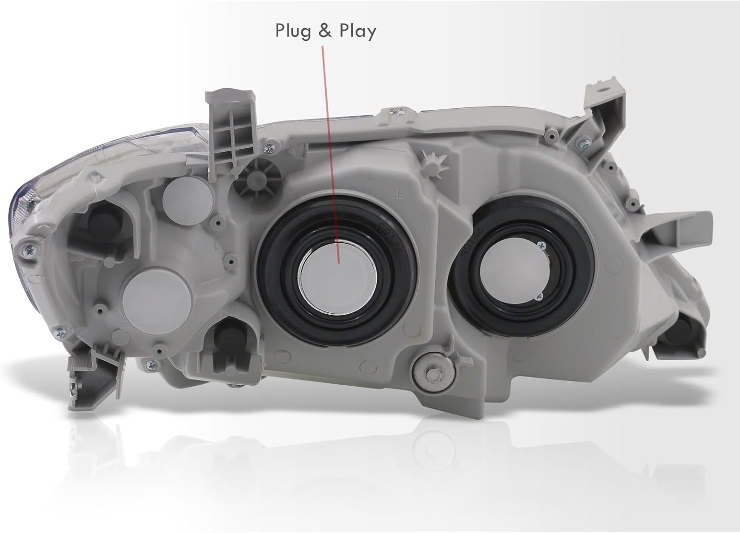 AJP Distributors Upgrade Front Bumper Halogen Projector Headlights Headlamps Driving Lights Signal Lamps Assembly Driver Passenger Set LH+RH Pair Compatible/Replacement For Camry XV40 2010 2011 10 11