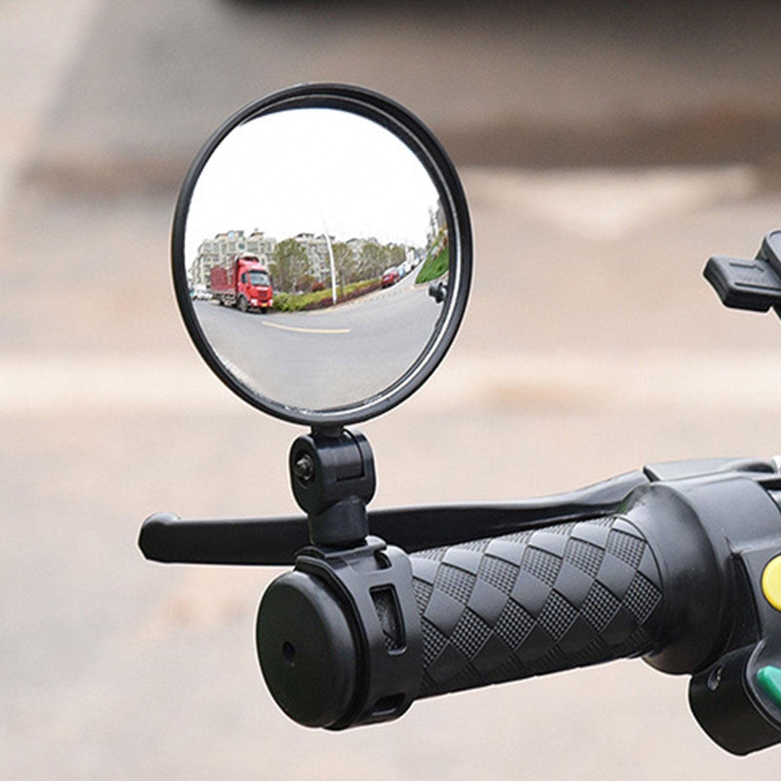 lusterko, lustro, lusterka rowerowe na kierownicę, bezpieczne krystalicznie czyste szklane lusterko-uniwersalne lusterko wsteczne na drogę, górę, dzieci, rower Ebike, rowery dla dorosłych i nie tylko