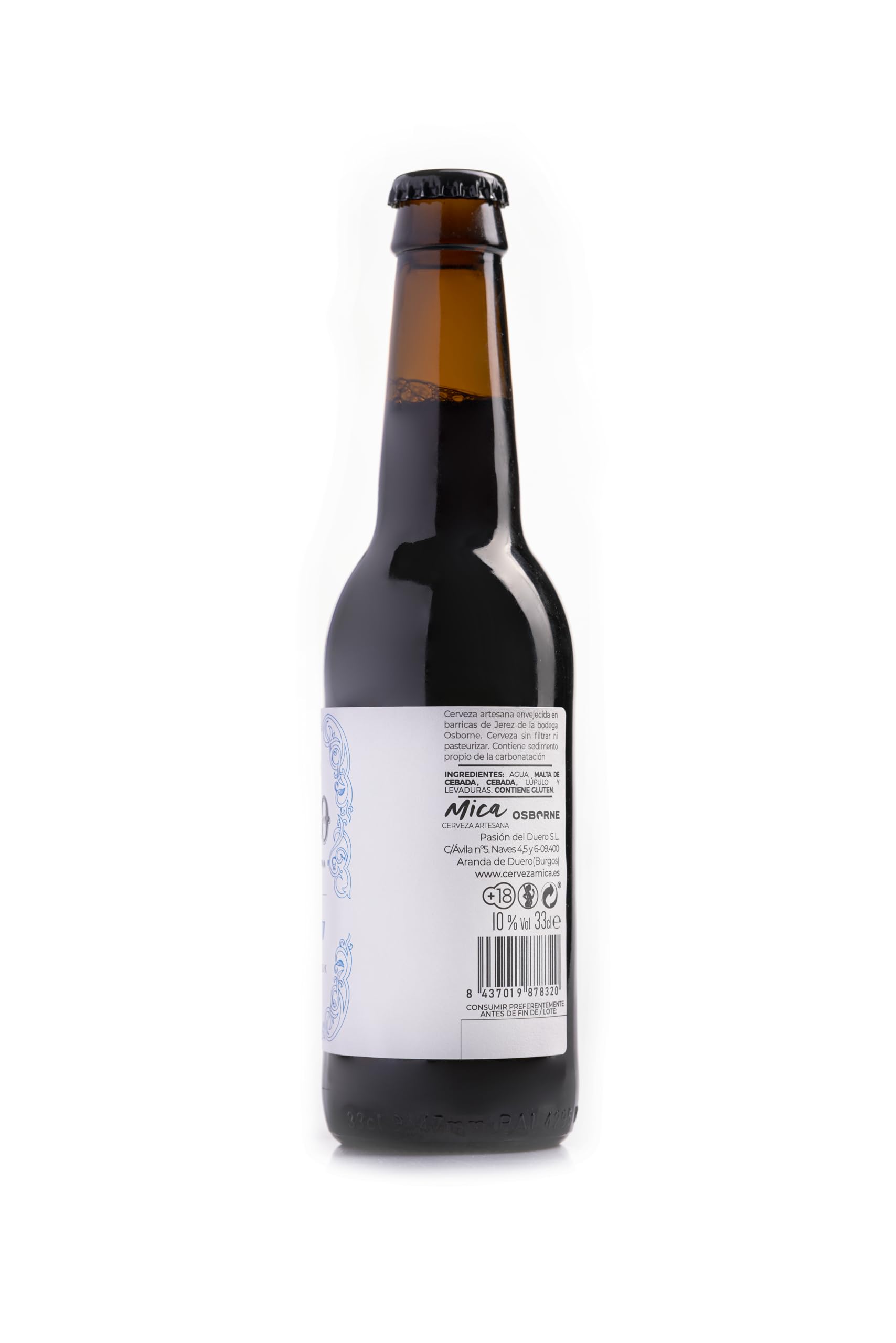 Cerveza TORO Imperial Stout Pedro Ximenez - Botellas de 33 cl. Cerveza Artesana Pilsen (11% alc. vol.). (24)