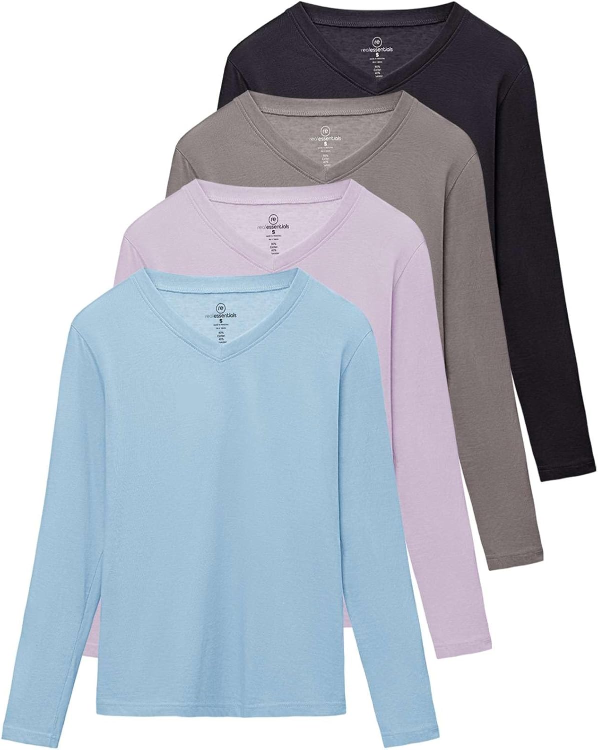 Real Essentials womens Womenstops T-Shirt