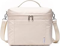 Vista 14 de NOL Natural Organic Lifestyle Bolsas de almuerzo aisladas para mujeres Bolsa refrigeradora Nailon ligero impermeable Lonchera para el trabajo