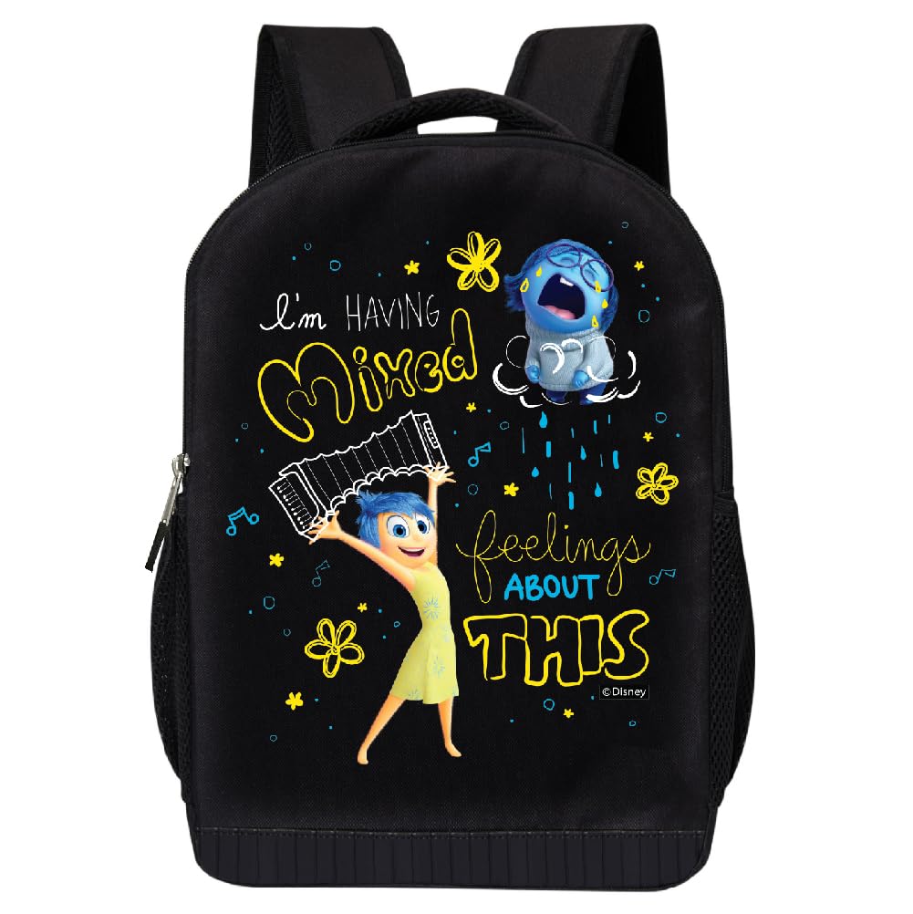 Disney Inside Out Backpack for School | Kids Shoulder Bag Travel Backpack School Backpack | Cute Kids Backpack for Boys, Girls, Toddlers Unisex (Mixed