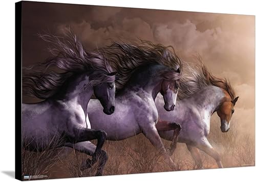 Trends International Laurie Pridle - Run To Freedom Canvas Wall Poster