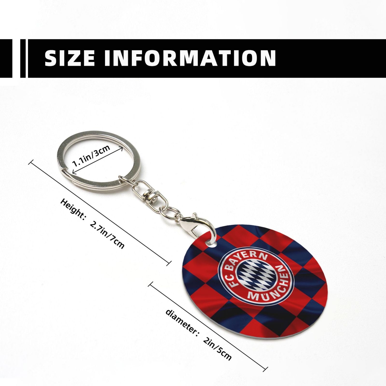 Amazon.co.jp: キーホルダー Fcバイエルンミュンヘン 車キーホルダー