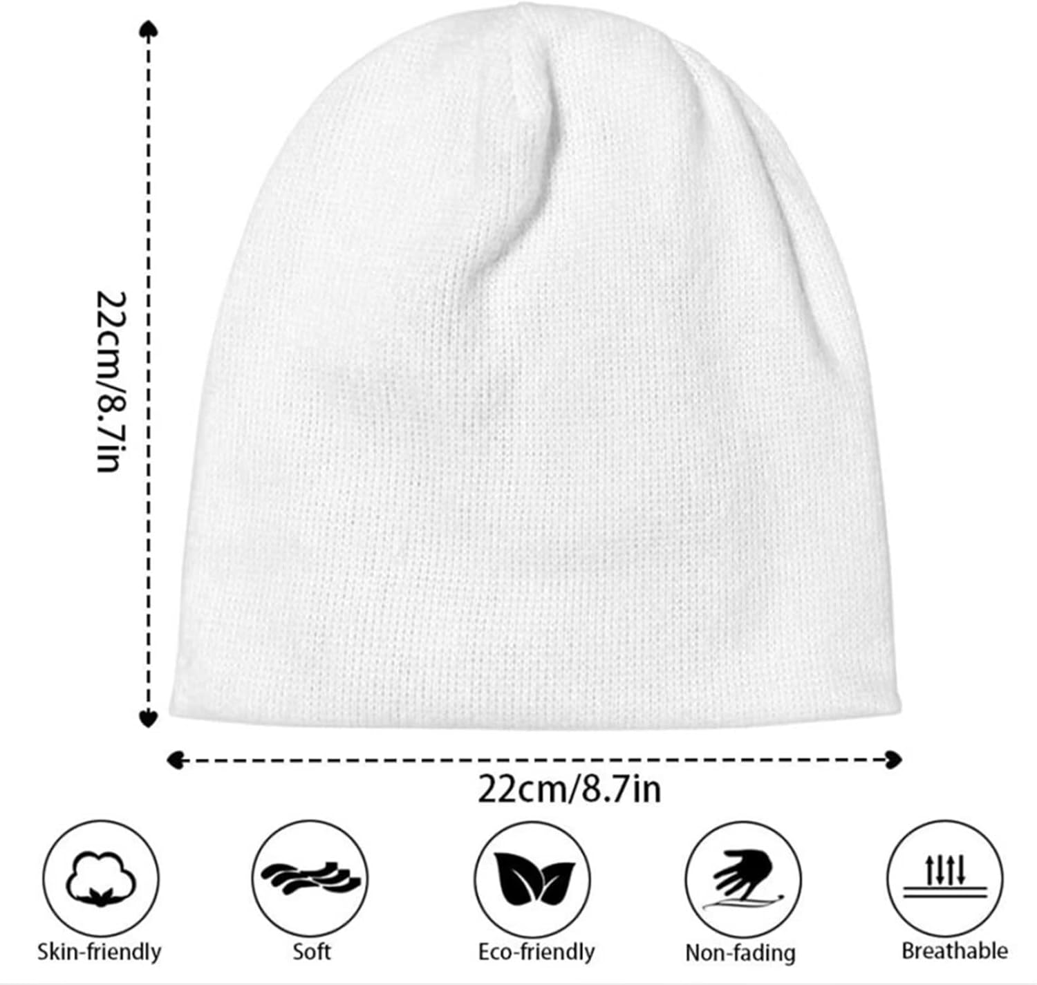 Belidome Winter Beanie Hats for Girls Boys Double Layered Skull Cap Unisex Kids Slouchy Beanies Soft Warm
