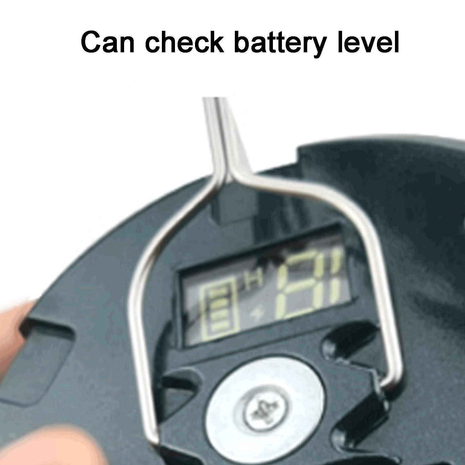 Lampa rechargeable camping Ładowalna latarnia kempingowa typu C z haczykiem magnetycznym i wyświetlaczem mocy w kolorze ciemnoniebieskim(M-dark Blue)