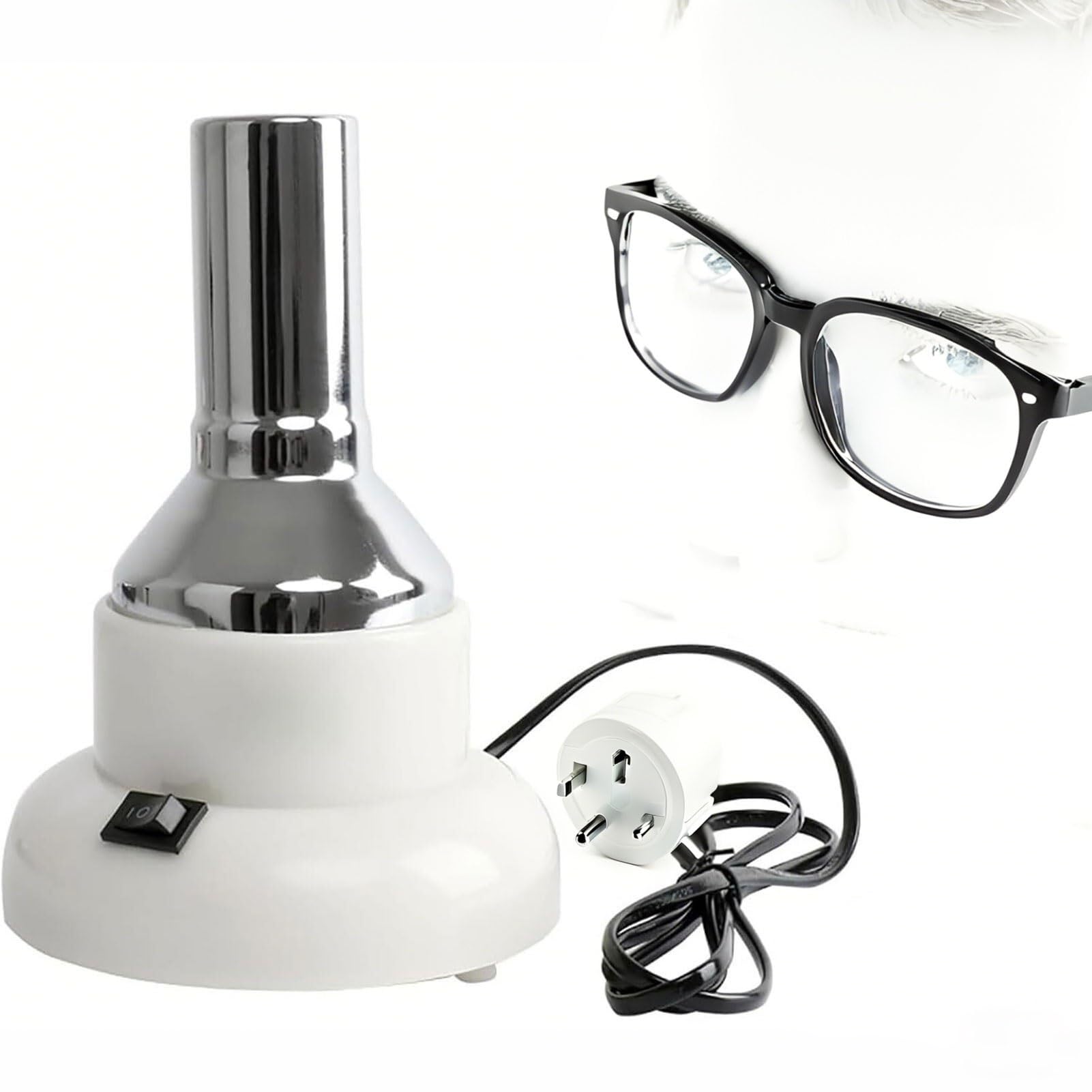 Chauffe-monture de lunettes pour ajuster les branches au visage