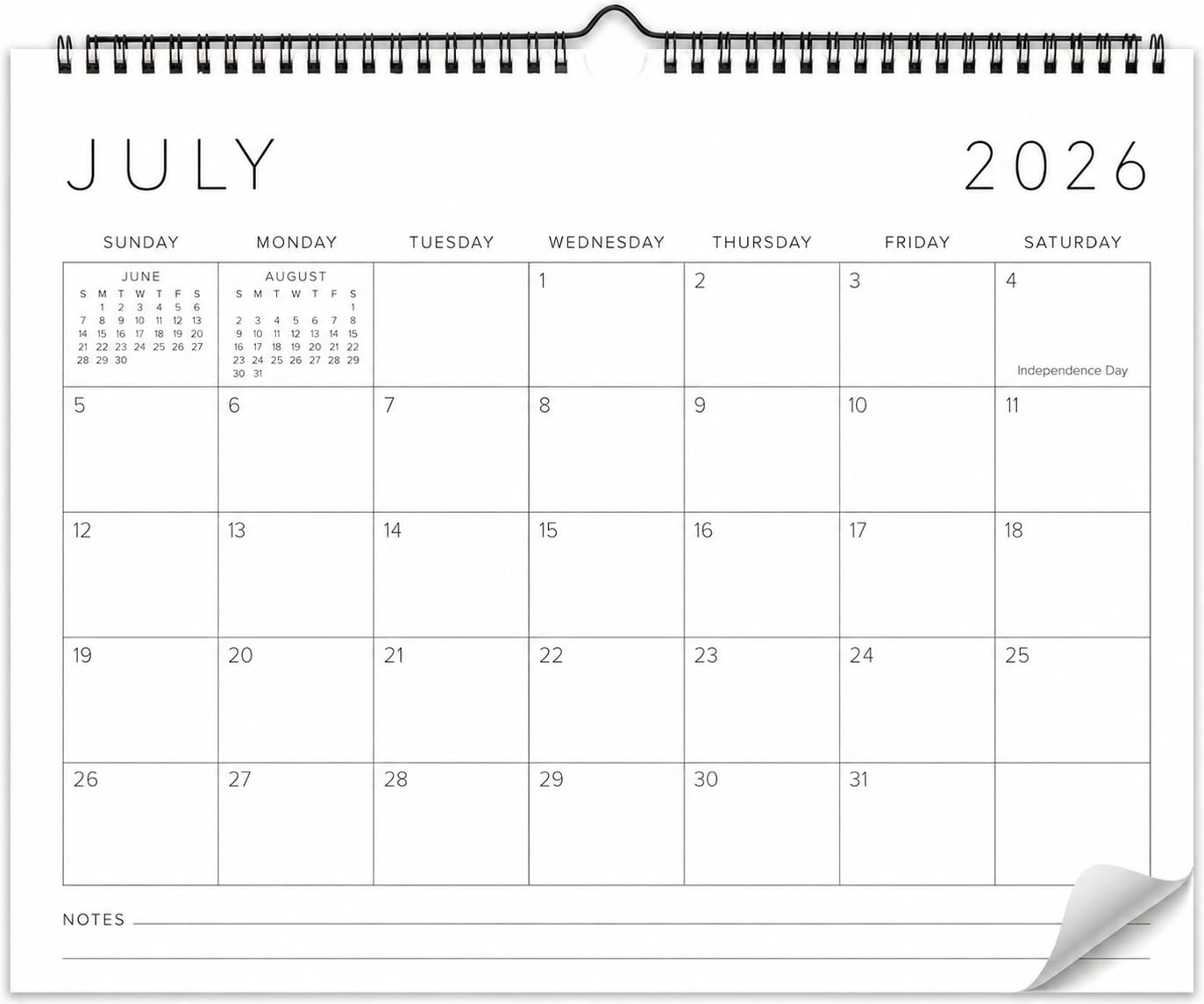 Photo 1 of Beautiful 2026 Wall Calendar - Runs until December 2026-14.5" x 11.5"