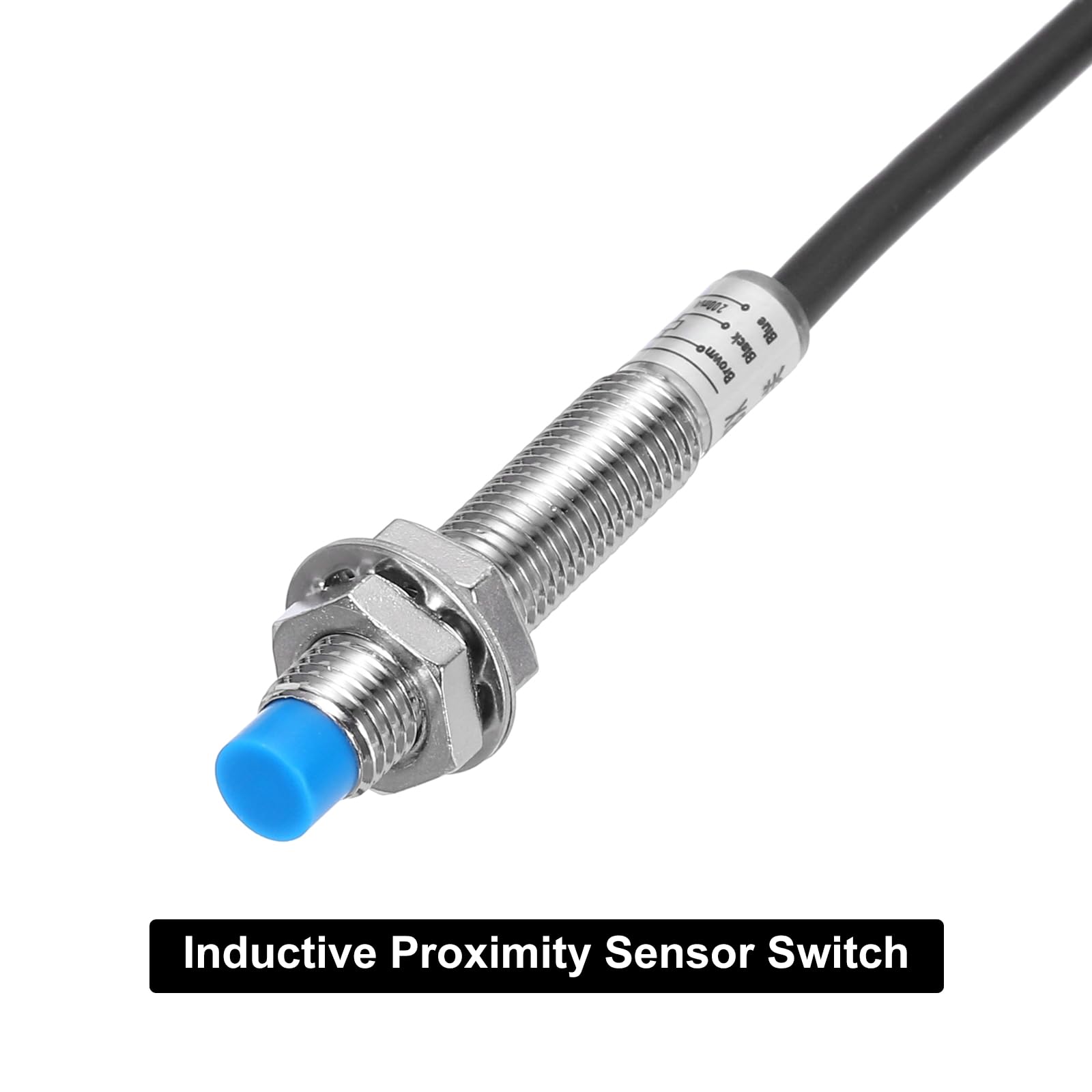 QUARKZMAN M8 Annäherungssensor Induktiver Näherungsschalter NO Normalerweise Offen NPN 2mm Erkennungsabstand DC 6-36V LJ8A3-2-Z/BX 1m 5Stk