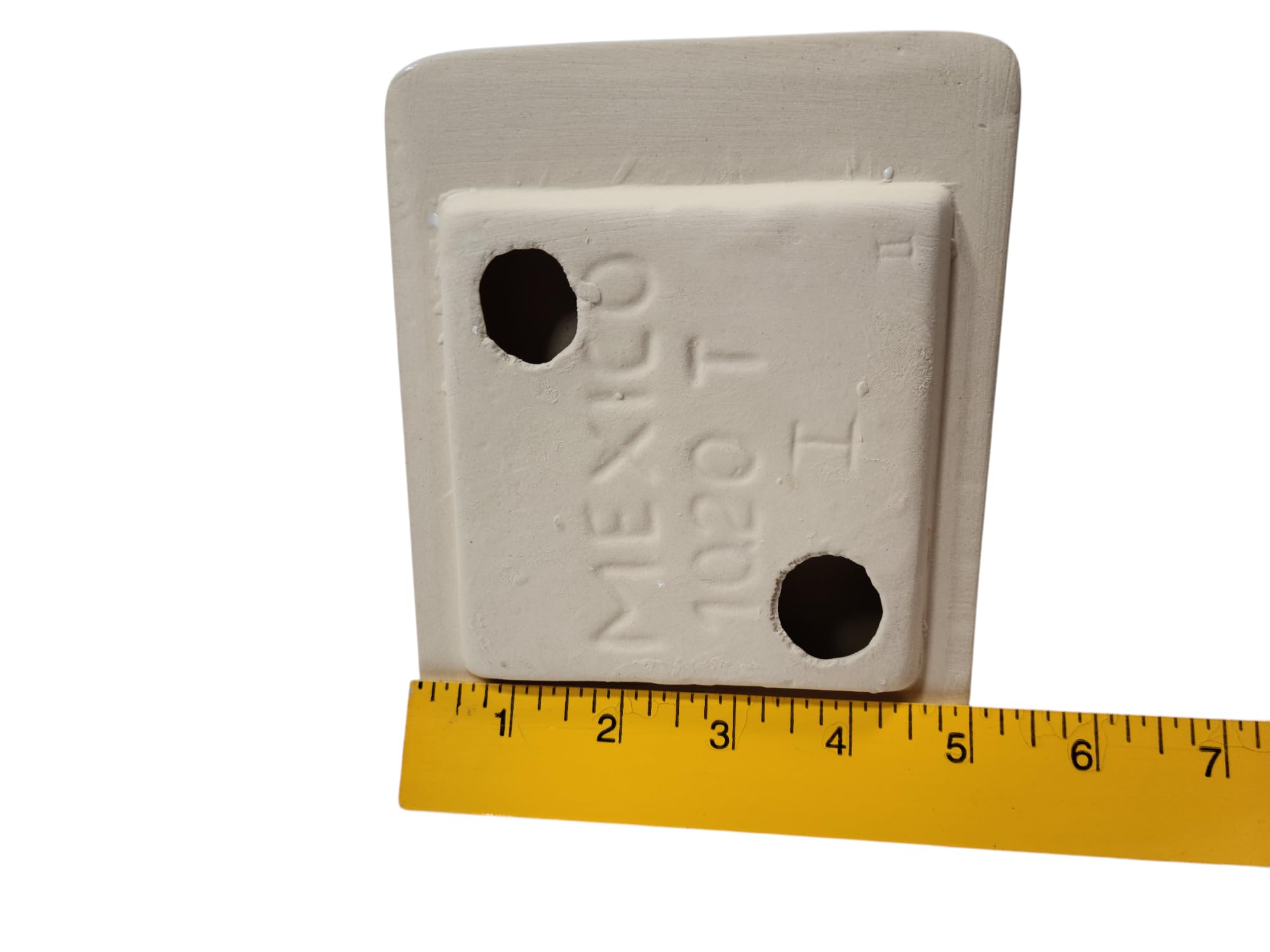 DALTILE Snow White Ceramic TP Toilet Paper Holder Wall Mount Thinset Installation Vintage Mid Century Modern Retro, BA1020T — Amazon image 5