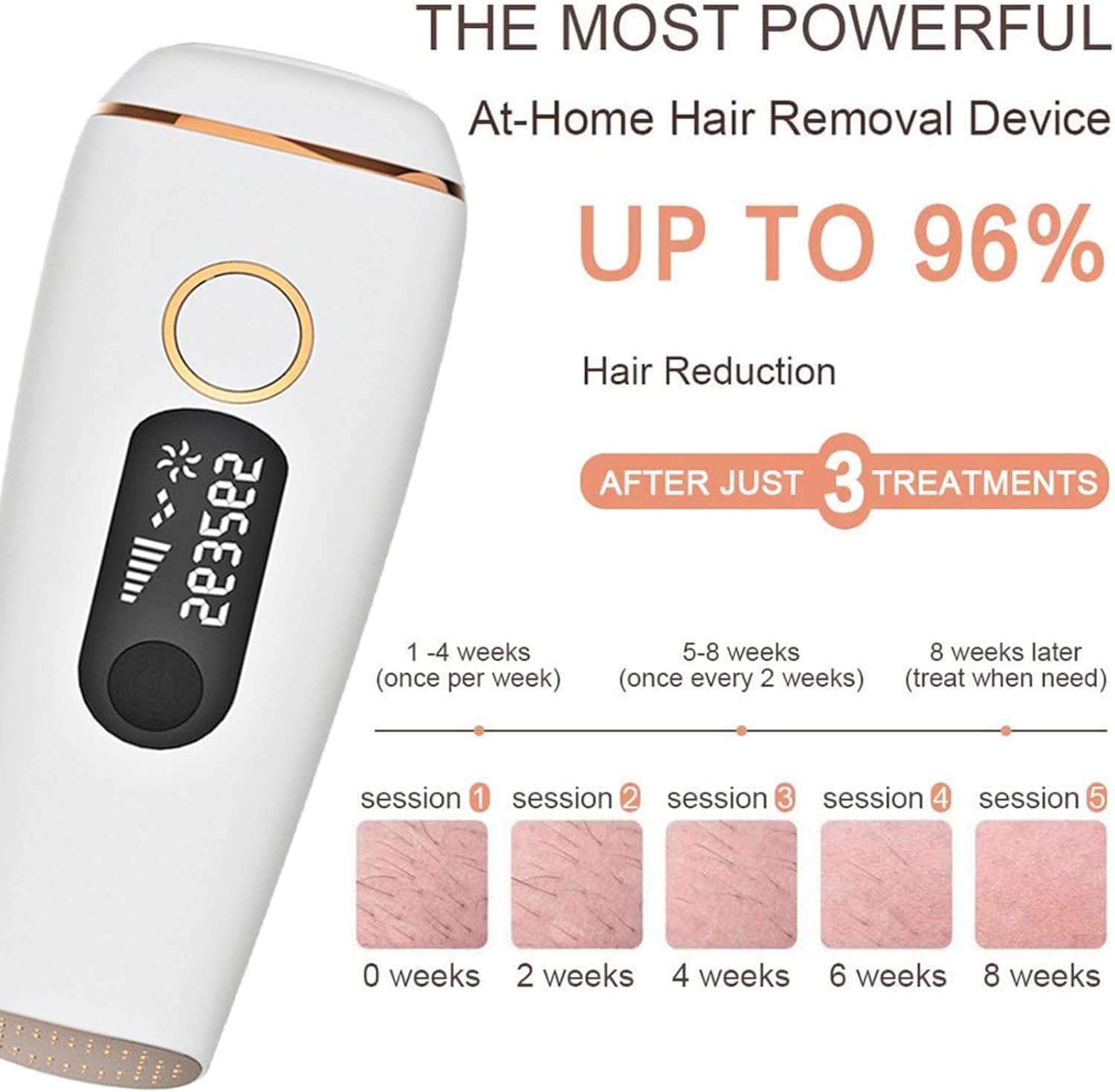Lumiere Pulsee Face Epilator Flash Unlimited Dermaskin Definitive Depilator Dla Kobiet Może Być Stosowany Na Całym Ciele